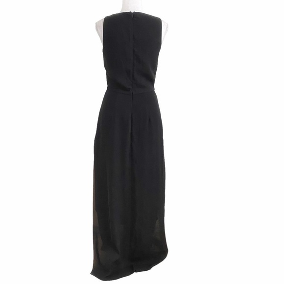 MODERN CITIZEN BLACK SLEEVELESS SIDE SLIT MAXI FORMAL DRESS - S - Picture 3 of 7